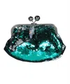 Weekend Max Mara Clutch In Green