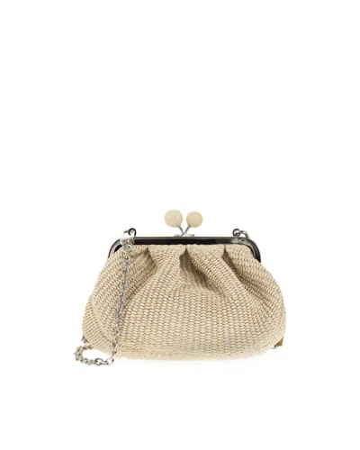 Weekend Max Mara Clutch Pasticcino Palmas Ivory In Ivory034