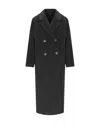 Weekend Max Mara Cappotto Zufolo Nero In Black