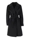 Weekend Max Mara Coat In Black