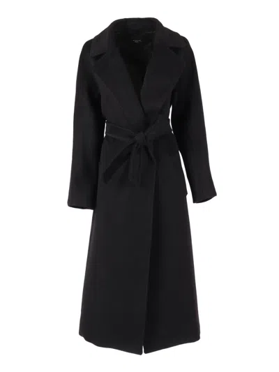Weekend Max Mara Coat In Black