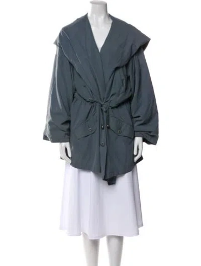 Pre-owned Weekend Max Mara Coat In Blue