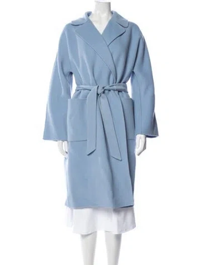 Pre-owned Weekend Max Mara Coat In Blue