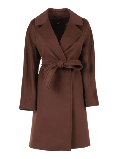 Weekend Max Mara Coat In Brown