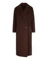Weekend Max Mara Zufolo Double-breasted Coat In Brown
