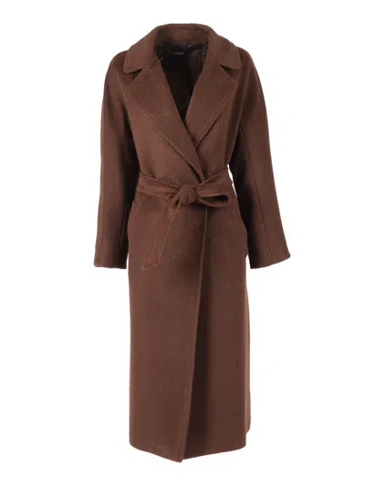 Weekend Max Mara Coat In Brown