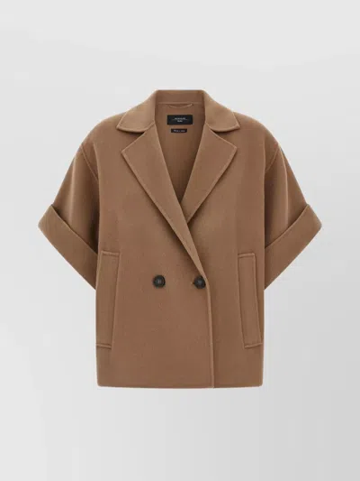 WEEKEND MAX MARA COAT DOUBLE-BREASTED FRONT POCKETS