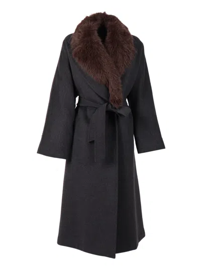 Weekend Max Mara Coat In Black