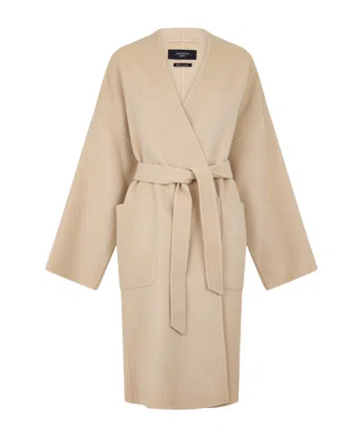 Weekend Max Mara Coat In Nude