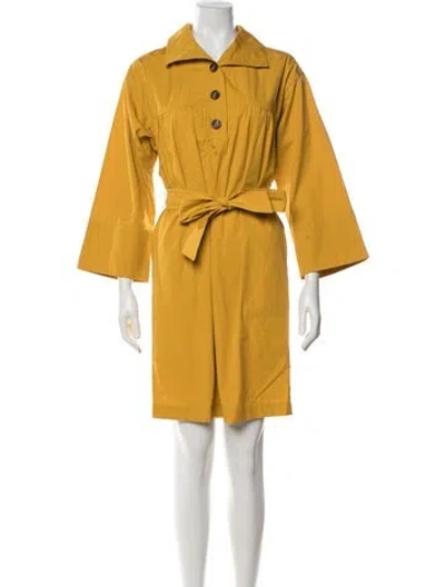 Pre-owned Weekend Max Mara Coat W/ Tags In Yellow