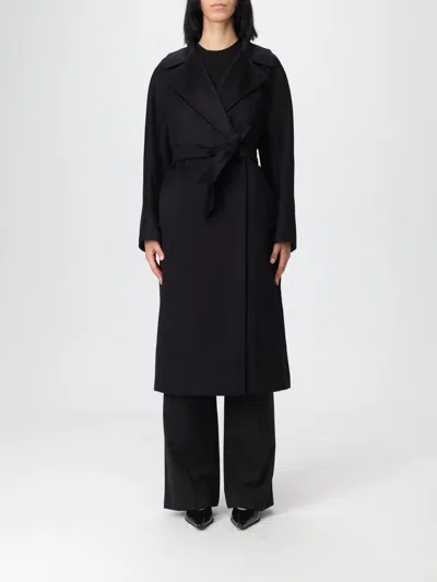 Weekend Max Mara Coat Woman  In Black