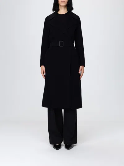Weekend Max Mara Coat Woman  In Black