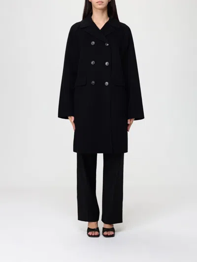 Weekend Max Mara Coat Woman  In Black