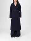 Weekend Max Mara Coat Woman  In Blue
