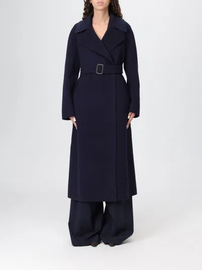 Weekend Max Mara Coat Woman  In Blue