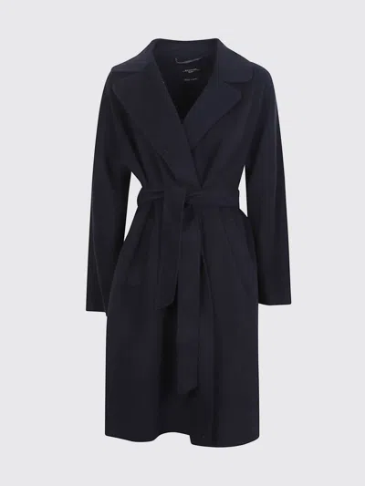 Weekend Max Mara Coat Woman  In Blue