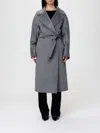 Weekend Max Mara Coat Woman  In Gray