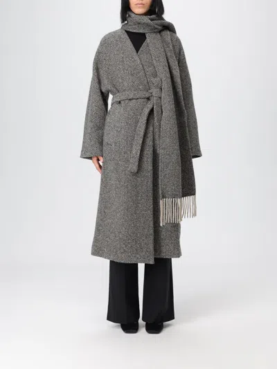 Weekend Max Mara Coat Woman  In Gray