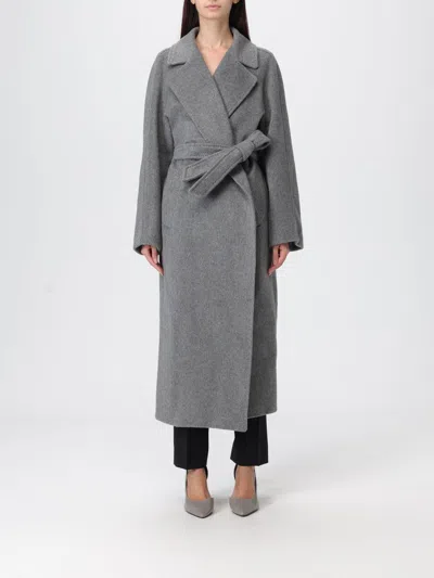 Weekend Max Mara Coat Woman  In Gray