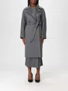 Weekend Max Mara Coat Woman  In Gray