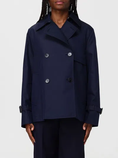 Weekend Max Mara Long-sleeved Casual Jacket In Blue