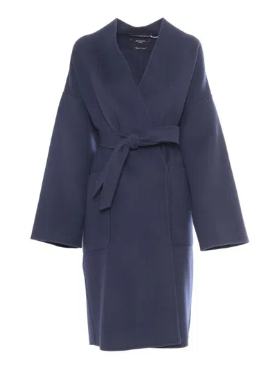 Weekend Max Mara Coat In Blue