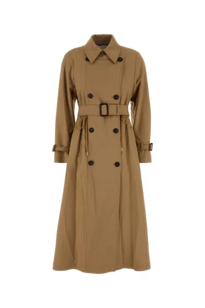 Weekend Max Mara Coats In Brown
