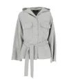Weekend Max Mara Bussola Wool Blend Jacket In Grey