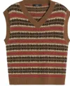 Weekend Max Mara Wool And Alpaca Jacquard Gilet In Multi