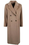 Weekend Max Mara Zufolo Double-breasted Wool Coat In Neutral