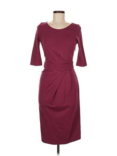 Pre-owned Weekend Max Mara Cocktail Dress In Burgundy