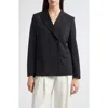 Weekend Max Mara Colibri Double Breasted Jersey Blazer In Multi