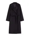 Weekend Max Mara Resina Double-breasted Coat In Black