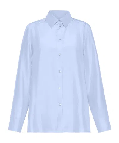 Weekend Max Mara Collared Long-sleeved Shirt In White