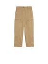 Weekend Max Mara Colonia Long Trouser Khaki In Neutral