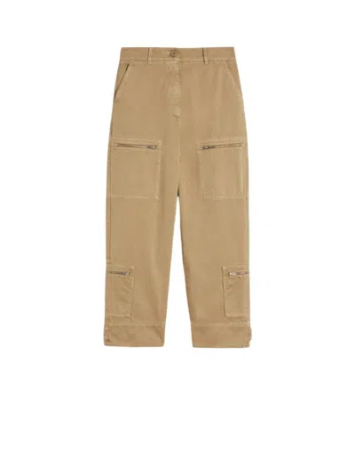 WEEKEND MAX MARA WEEKEND MAX MARA COLONIA LONG TROUSER KHAKI