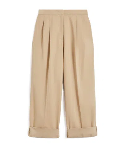 Weekend Max Mara Max Mara Weekend Trousers Beige In Neutral