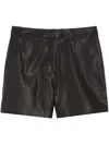 Weekend Max Mara Belt-loop Shorts In Black