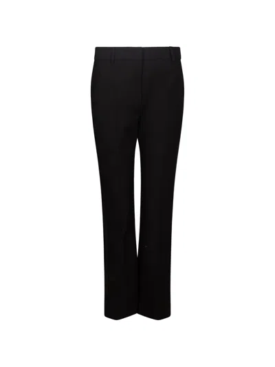 Weekend Max Mara Concealed-closure Trousers In Black