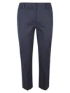 Weekend Max Mara Casual Pants With Belt Loops In Blue