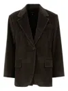 Weekend Max Mara Corduroy Formia Blazer In Multi