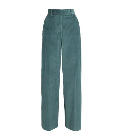 WEEKEND MAX MARA CORDUROY STRAIGHT TROUSERS