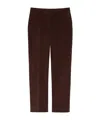 Weekend Max Mara Corduroy Trousers In Brown
