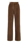 Weekend Max Mara Woman Pants Brown Size 10 Cotton In Brown