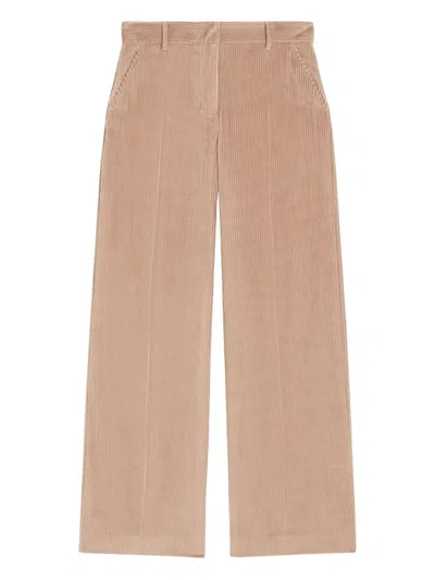 WEEKEND MAX MARA CORDUROY WIDE-LEG TROUSERS