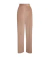 Weekend Max Mara Corduroy Wide-leg Trousers In Pink