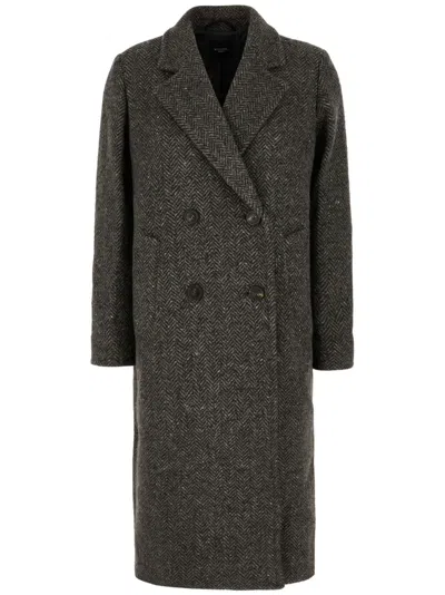 Weekend Max Mara Corinto Coat In Gray