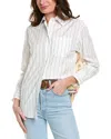 Weekend Max Mara Corolla Silk Shirt In Grey