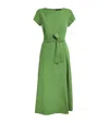 Weekend Max Mara Abito Magma In Popeline In Green