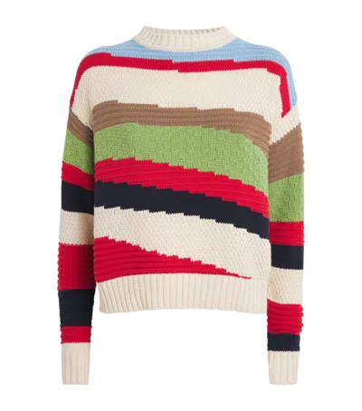 Weekend Max Mara Cotton-blend Jacquard Sweater